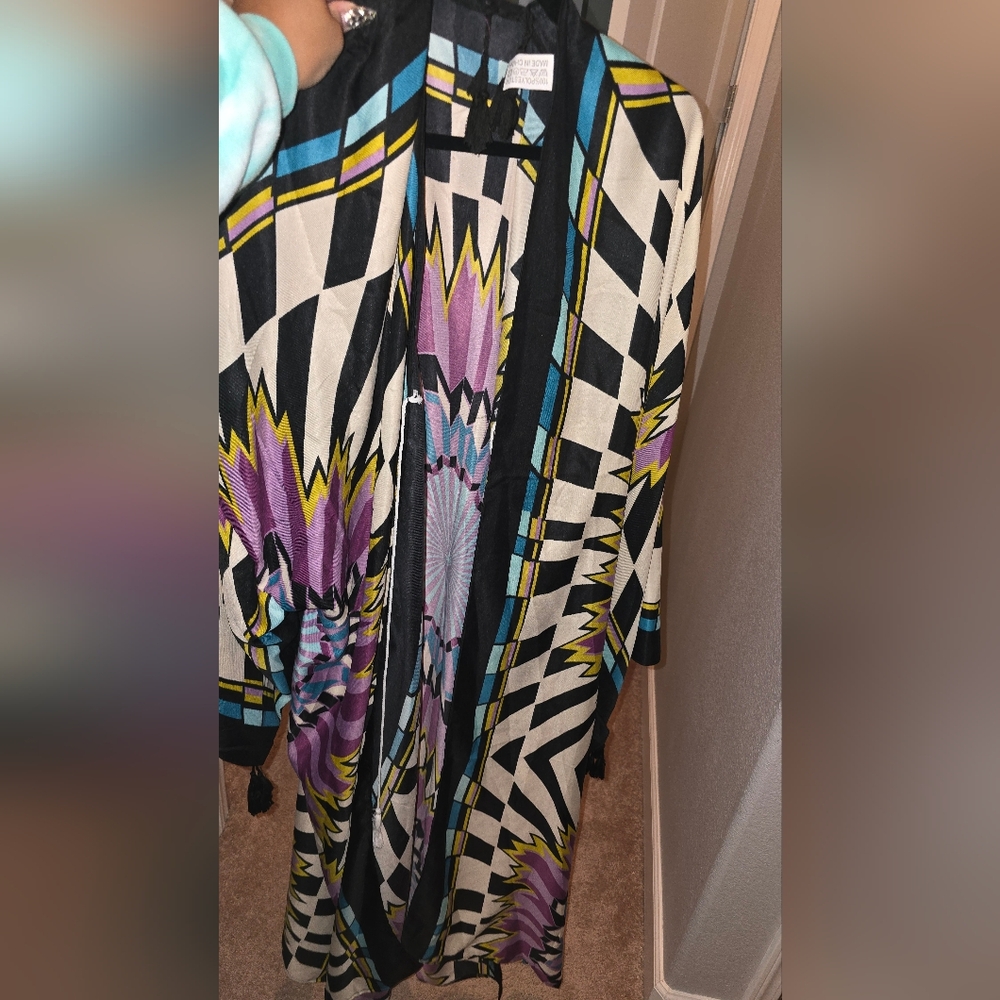 Geometric Patterned Kimono